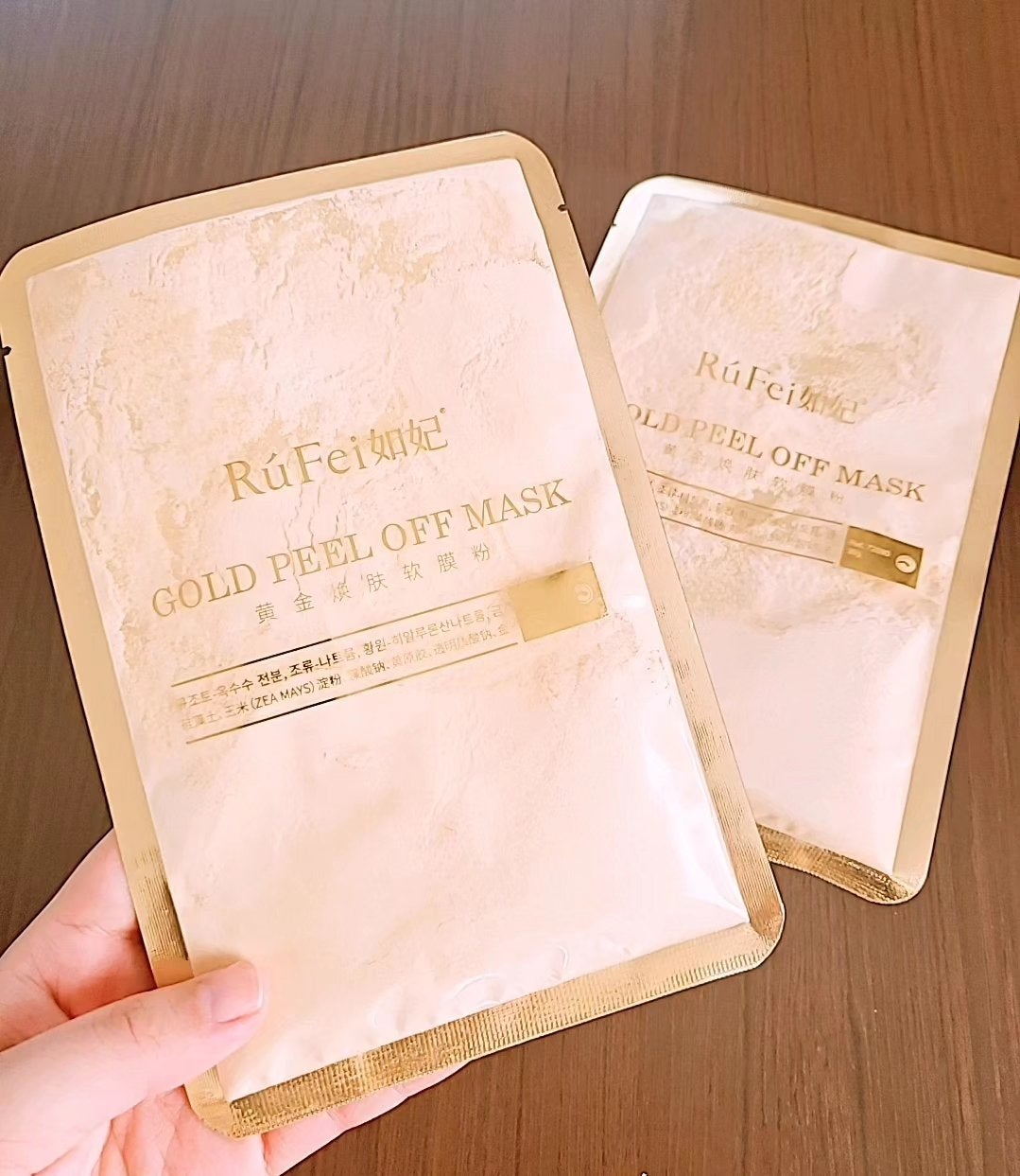 GOLD PEEL OFF MASK/RuFei如妃/シートマスク・パックを使ったクチコミ(2枚目)
