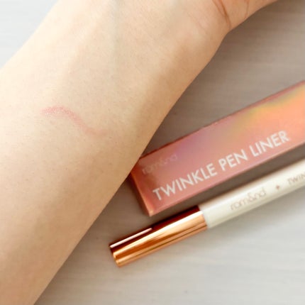 トゥインクルペンライナー/rom&nd/リキッドアイライナーを使ったクチコミ(6枚目)