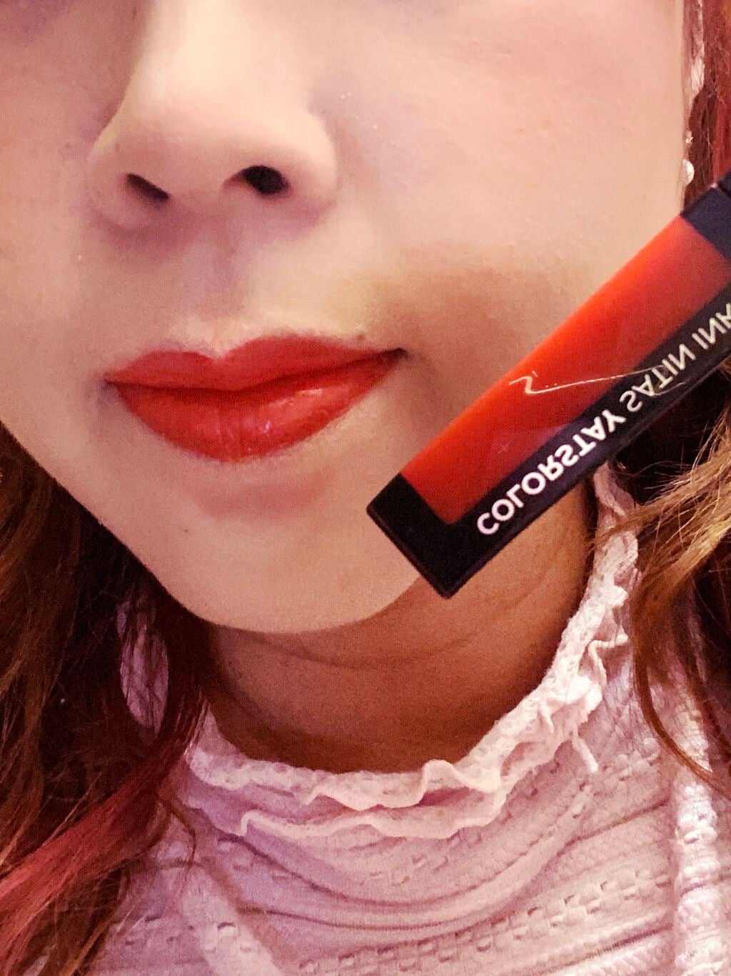 カラーステイ サテン インク/REVLON/口紅を使ったクチコミ(1枚目)