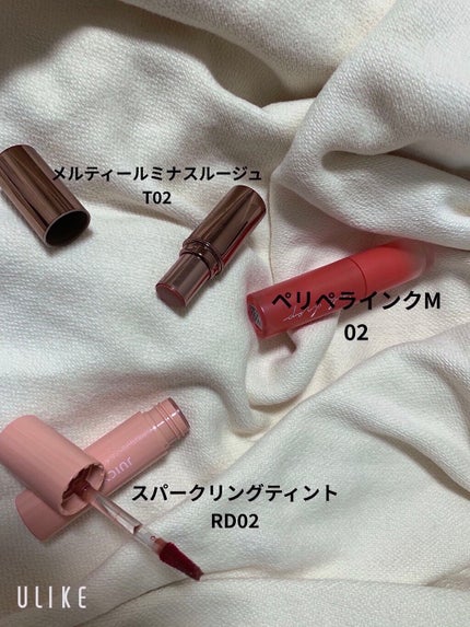 アピュー ジューシーパン スパークリングティント/A’pieu/口紅を使ったクチコミ(2枚目)