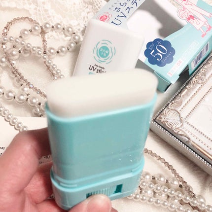 紫外線予報 さらさらUVスティックF/紫外線予報/日焼け止めスティックを使ったクチコミ(2枚目)