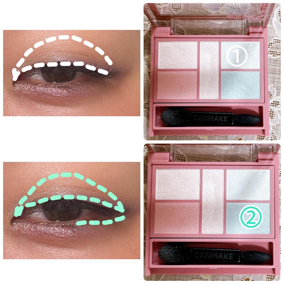 メタルグラマーアイズ/KATE/アイシャドウパレットを使ったクチコミ(6枚目)