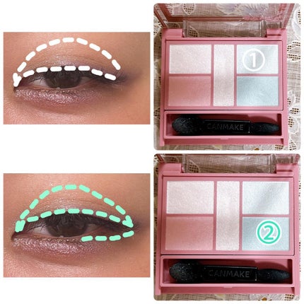 メタルグラマーアイズ/KATE/アイシャドウパレットを使ったクチコミ(6枚目)