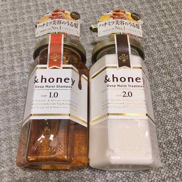 &honey
ディープモイストシャンプー1.0
ディープモイストトリートメント2.0
プレゼント品（一般的な価格は各1400円程度）


こちらLIPSを通してアンドハニー様から頂きました！ありがとうご