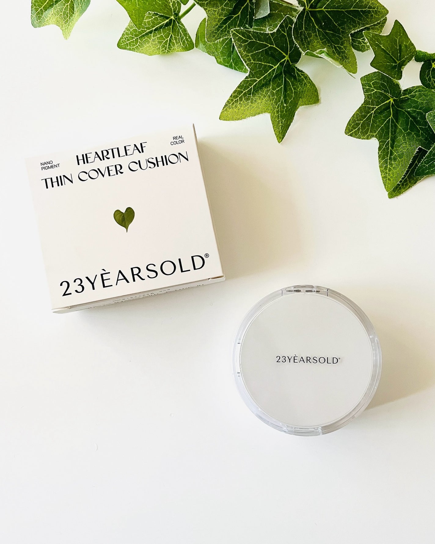 ハートリーフシーンカバークッション/23years old/クッションファンデーションを使ったクチコミ(1枚目)