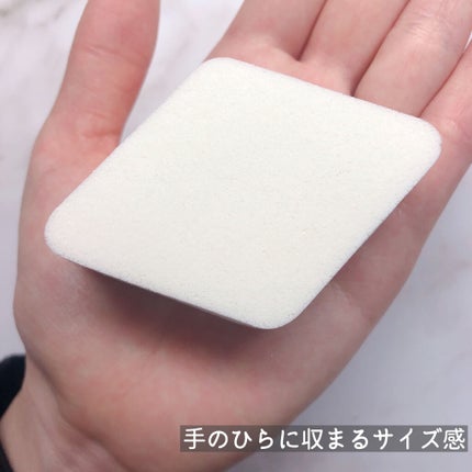 MAKE UP PUFF ダイヤ型4P/セリア/パフ・スポンジを使ったクチコミ(4枚目)