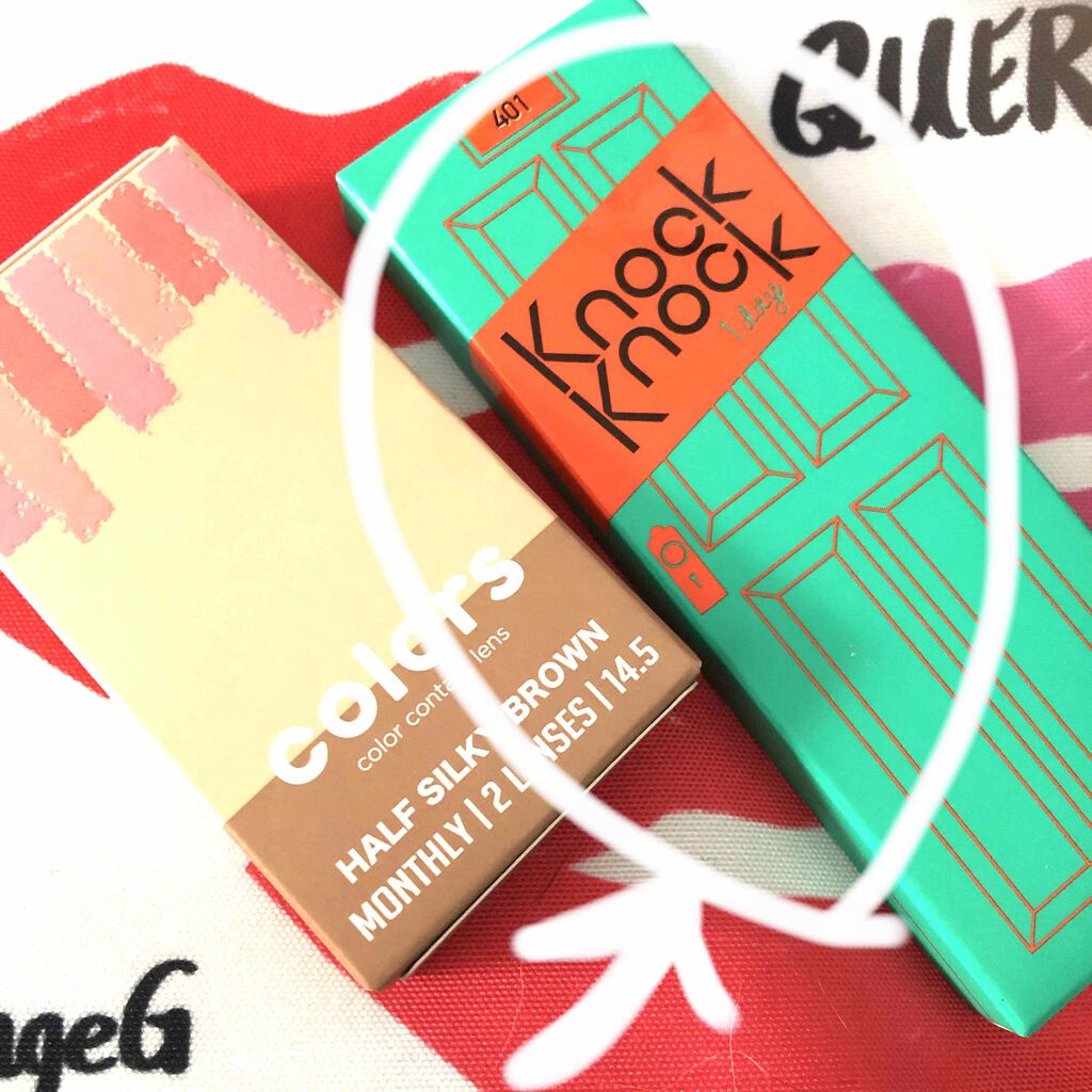 knock knock/SHOBIDO/カラーコンタクトレンズを使ったクチコミ(1枚目)