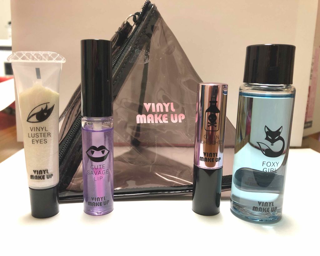 S ビニールメイクアップ ブラックコフレ/COSMETIC PRESS/メイクアップキットを使ったクチコミ（2枚目）