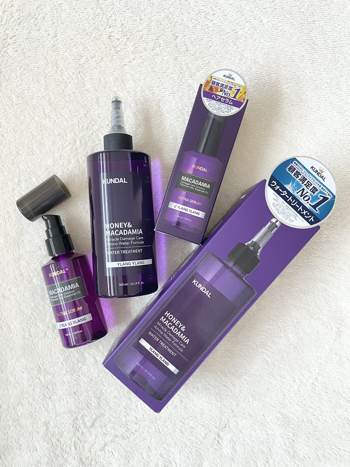 ハニー&マカデミアシャンプー／トリートメント /KUNDAL/シャンプー・コンディショナーを使ったクチコミ（3枚目）