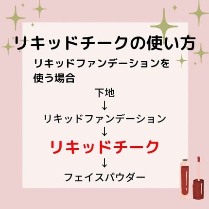 ミニブラッシュキット/AMUSE/リキッドチークを使ったクチコミ(6枚目)