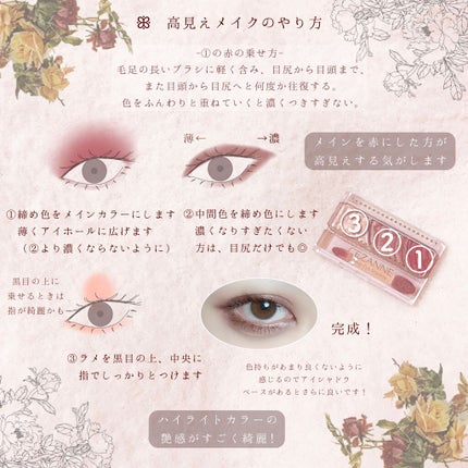 トーンアップアイシャドウ/CEZANNE/アイシャドウパレットを使ったクチコミ(2枚目)