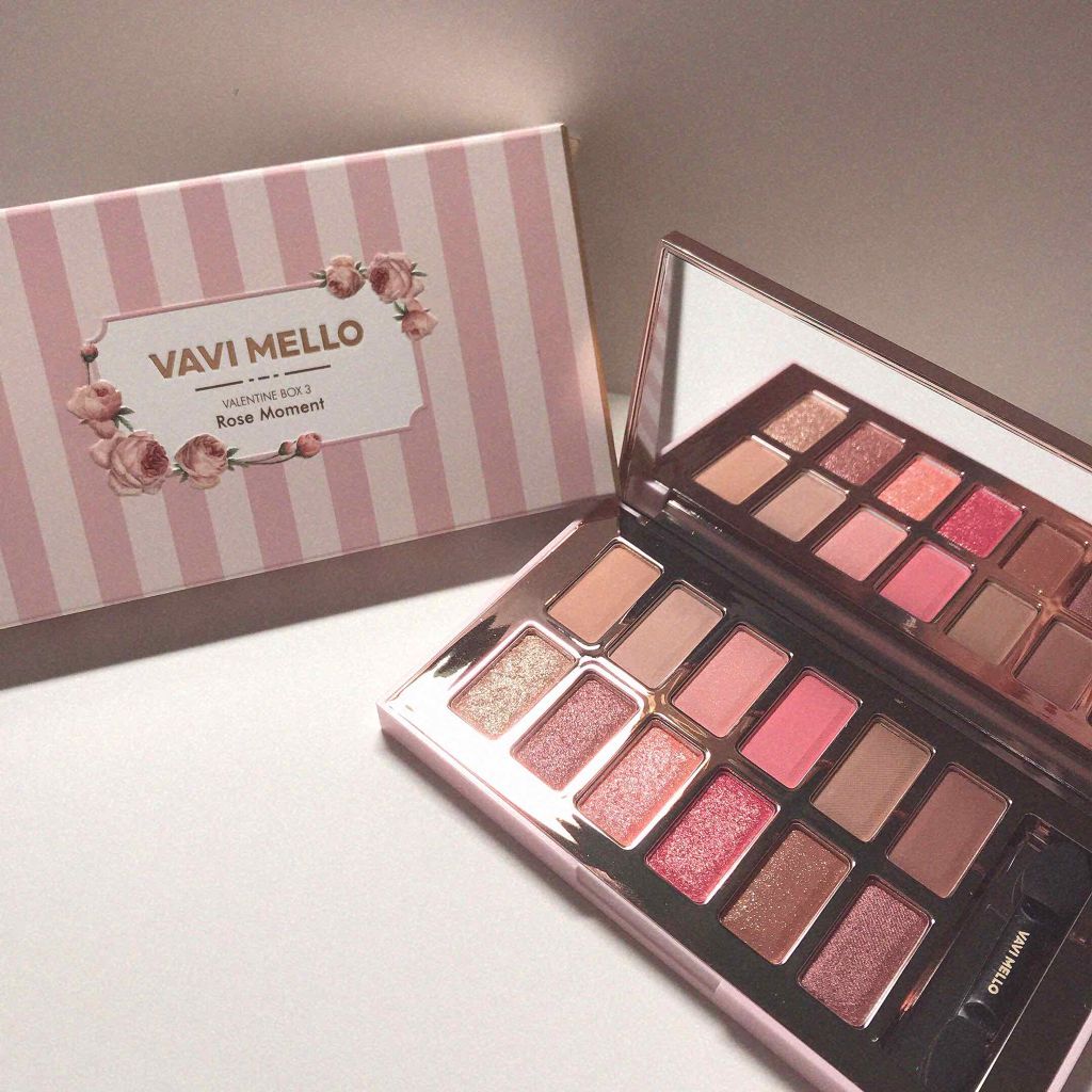 バレンタインボックス3ローズモーメント/VAVI MELLO/アイシャドウパレットを使ったクチコミ(1枚目)