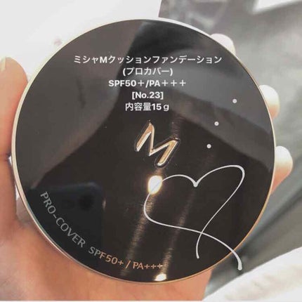 M クッション ファンデーション(プロカバー)/MISSHA/クッションファンデーションを使ったクチコミ(1枚目)