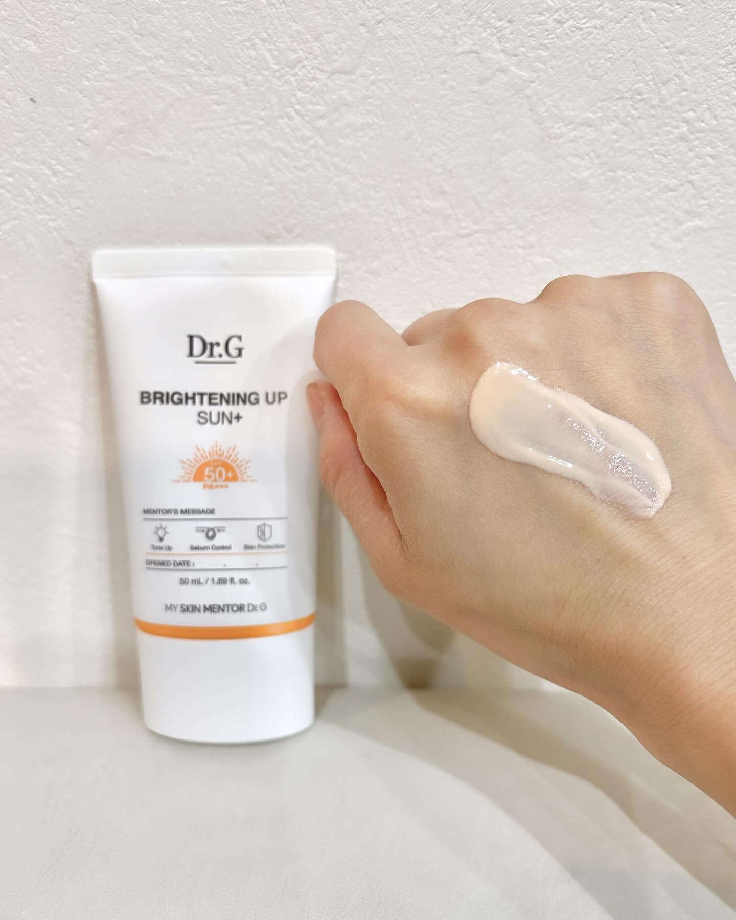 ブライトニングアップサンプラス/Dr.G/日焼け止めクリームを使ったクチコミ（2枚目）