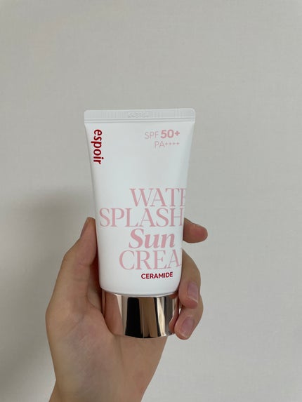 ウォータースプラッシュサンクリーム セラミド/espoir/日焼け止めクリームを使ったクチコミ(1枚目)