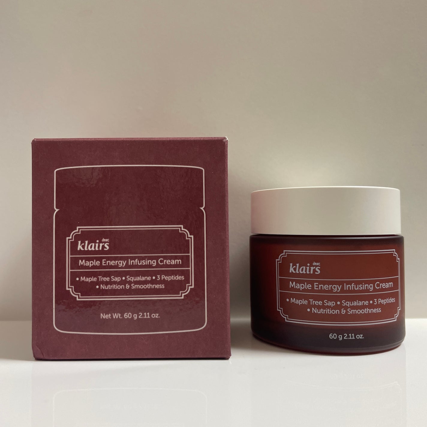 メープルエナジーインフュージングクリーム/Klairs/フェイスクリームを使ったクチコミ(1枚目)