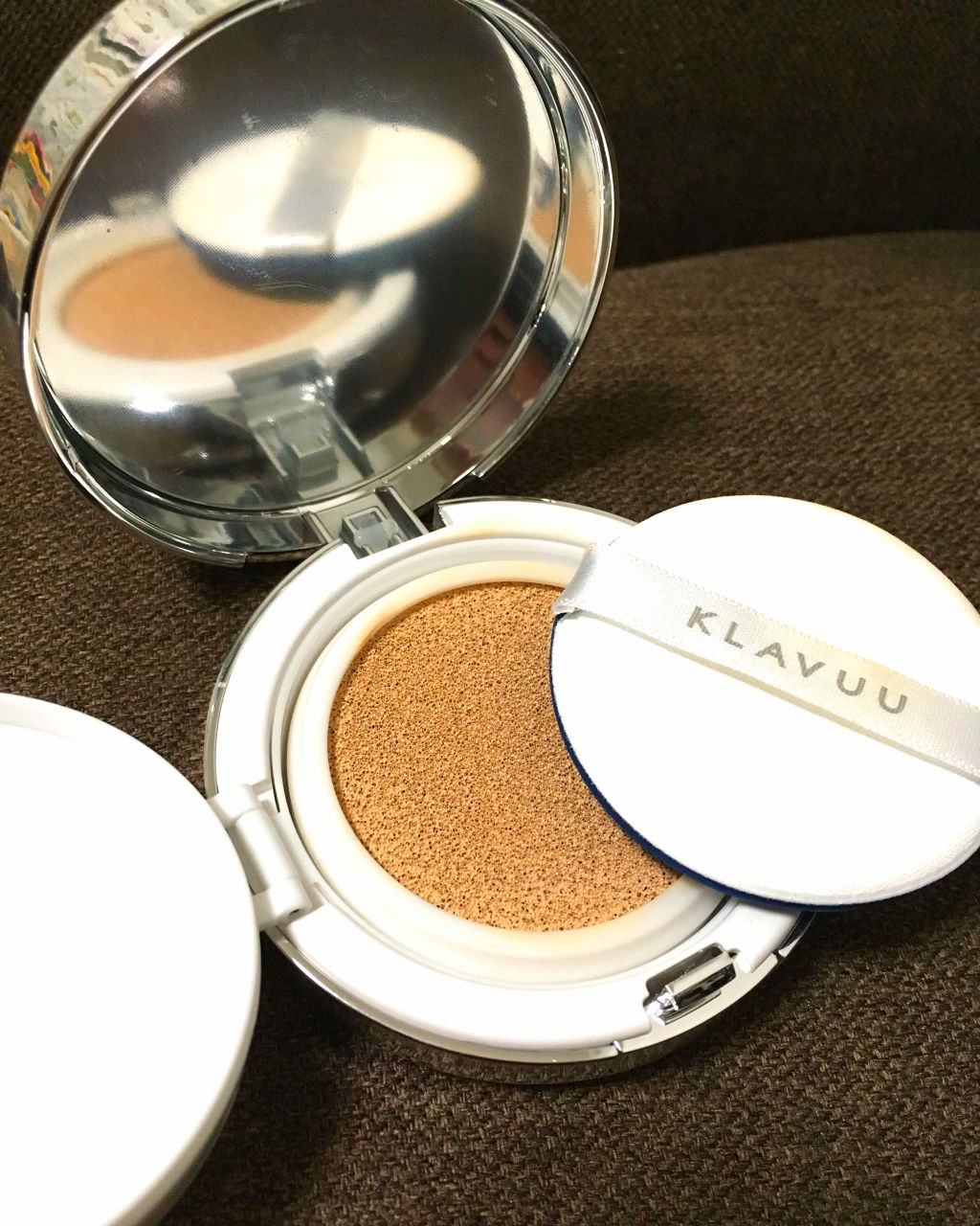 ブルーパールマリンコラーゲンアクアクッション/KLAVUU/クッションファンデーションを使ったクチコミ(2枚目)