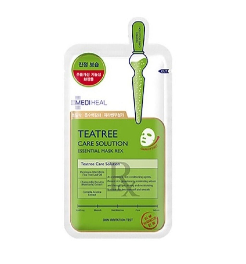 ティーツリーケアソリューション アンプルマスクJEX/MEDIHEAL/シートマスク・パックを使ったクチコミ(1枚目)