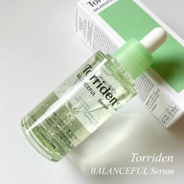 トリデンのお守りセラム🌿✨
　

韓国スキンケアブランド「Torriden（トリデン）」🌱
こちらはお肌のゆらぎが気になるときにおすすめな「バランスフルセラム」です🕊️
　

赤みや肌荒れなど、お肌が敏
