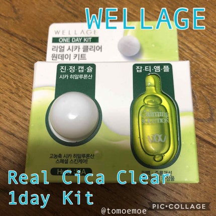 リアルシカグリーンワンデイキット/Wellage/美容液を使ったクチコミ(1枚目)