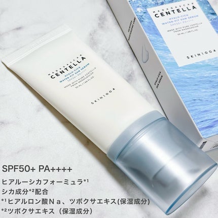 ヒアルーシカ ウォーターフィット サンセラム/SKIN1004/日焼け止めローションを使ったクチコミ(2枚目)