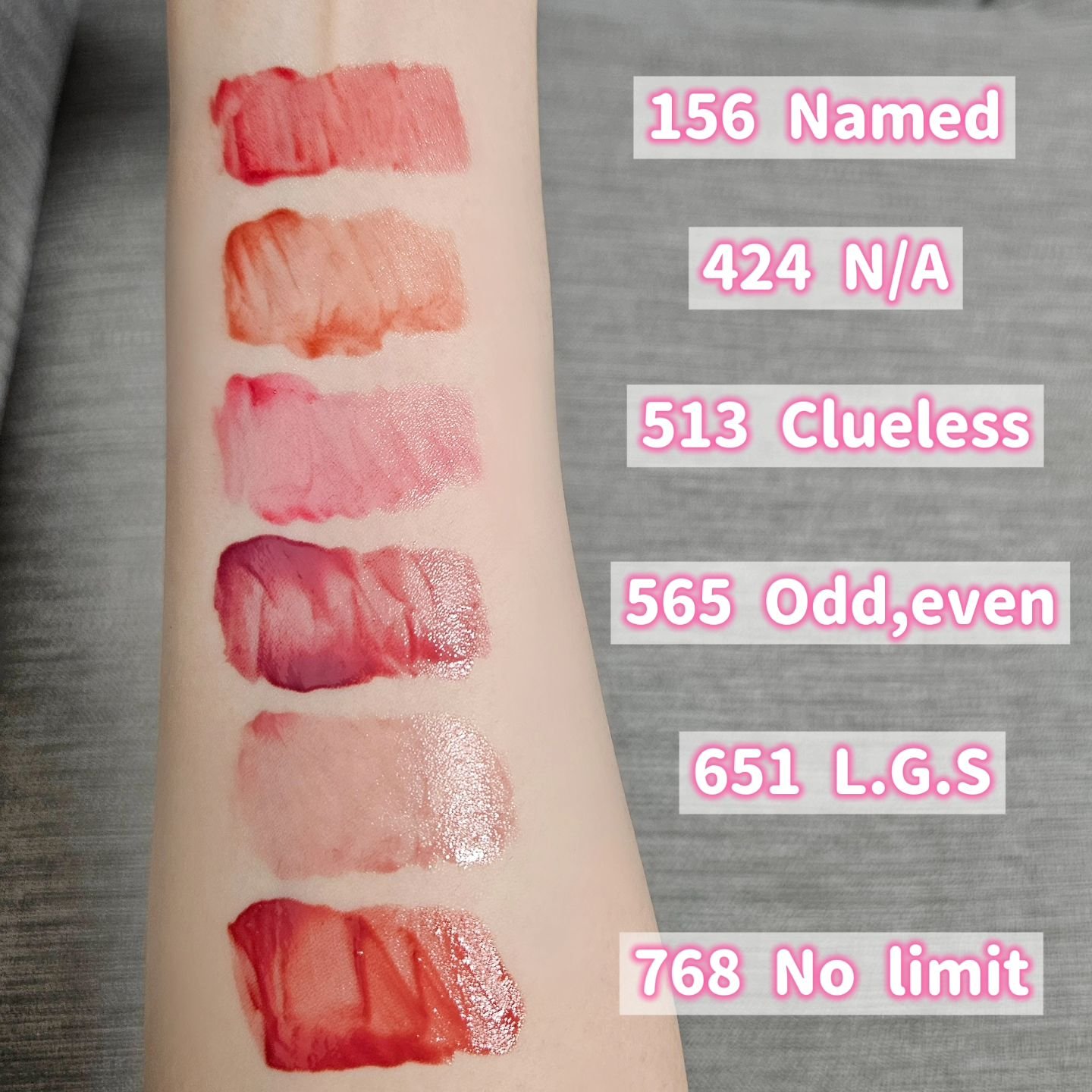 Oddtype オッドタイプ ミラーティント リップ リップカラー 6種セット アンシーン ミラーティント｜Oddtypeの口コミ - \うるおいとツヤ