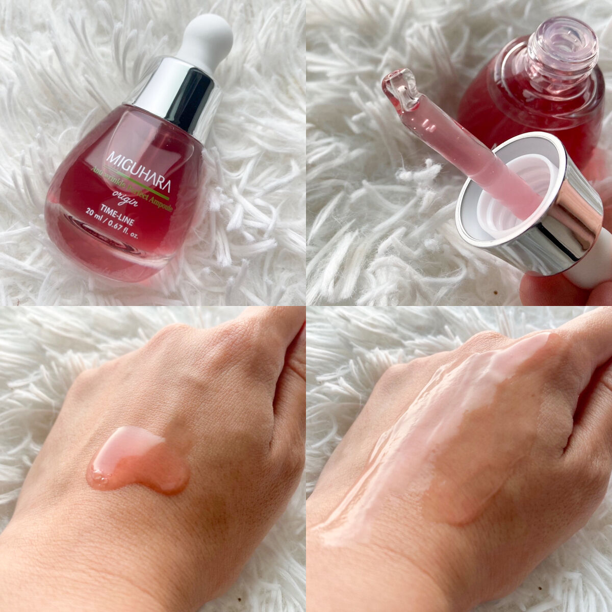 アンチリンクルエフェクトアンプルオリジン/MIGUHARA/美容液を使ったクチコミ（3枚目）