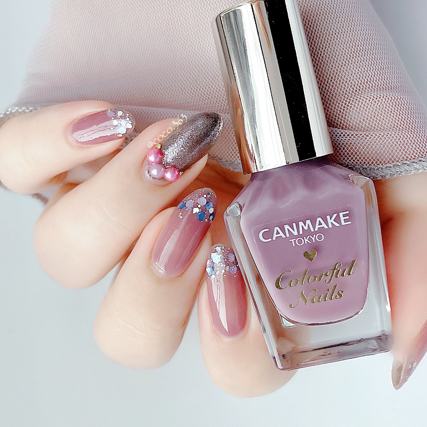 カラフルネイルズ/キャンメイク/マニキュアを使ったクチコミ(4枚目)