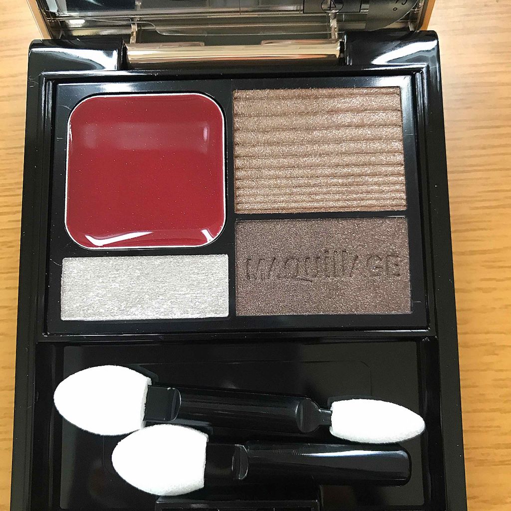 ドラマティックスタイリングアイズD/マキアージュ/アイシャドウパレットを使ったクチコミ(1枚目)