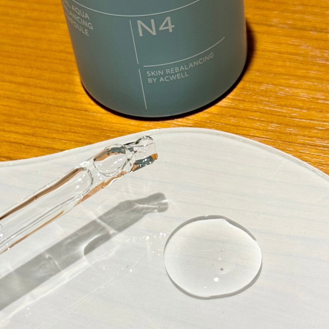 リアル アクア バランシング アンプル/ACWELL/美容液を使ったクチコミ（2枚目）