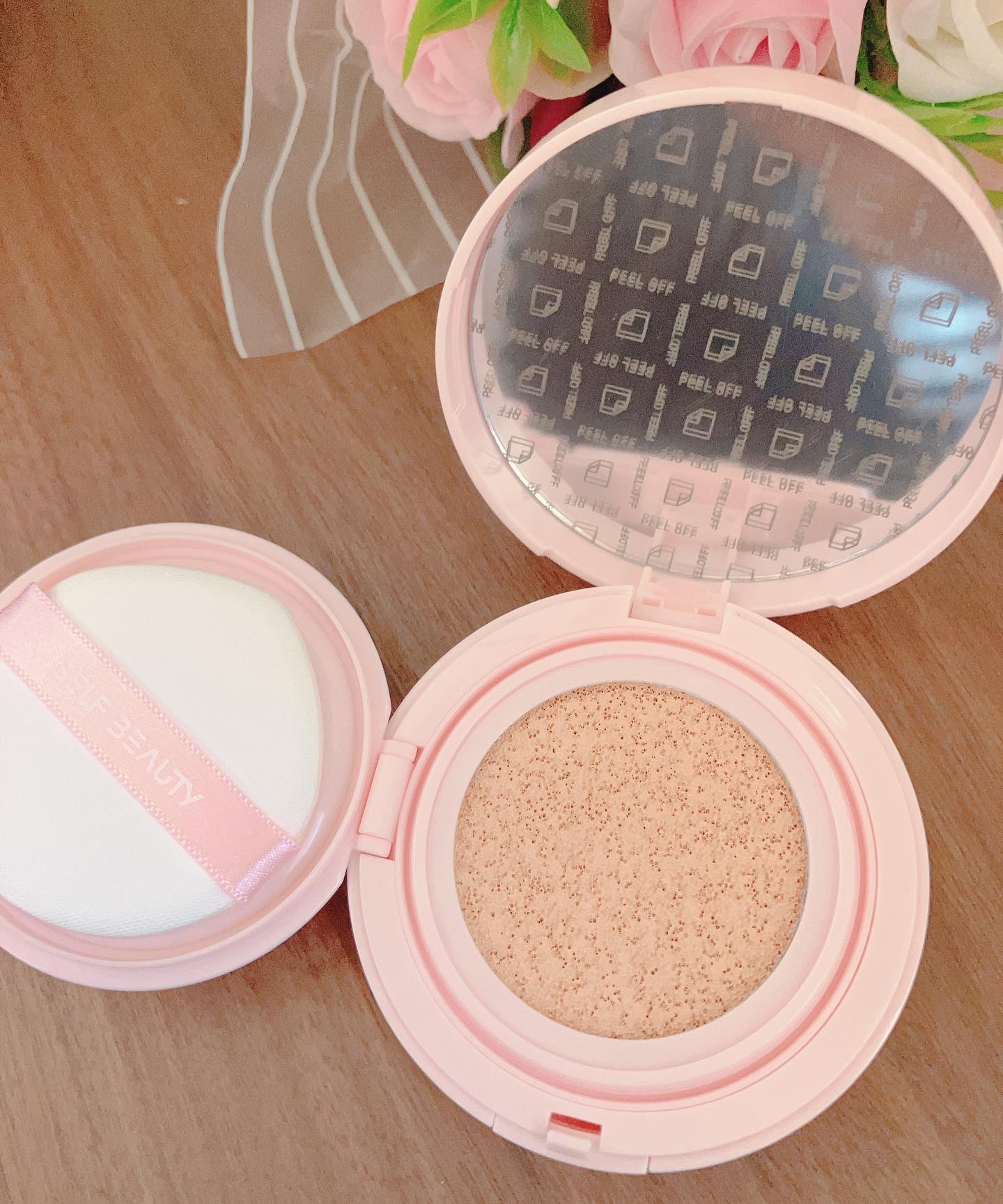 ユニコーン オーロラ光彩クッション/SELF BEAUTY/クッションファンデーションを使ったクチコミ（2枚目）