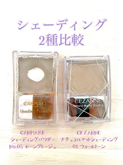 シェーディングパウダー/キャンメイク/シェーディングを使ったクチコミ(1枚目)