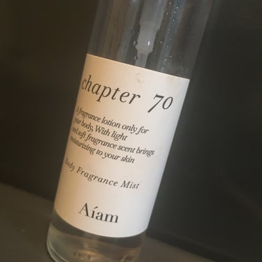 ボディフレグランスミスト チャプター70/Aíam/香水(レディース)を使ったクチコミ（1枚目）