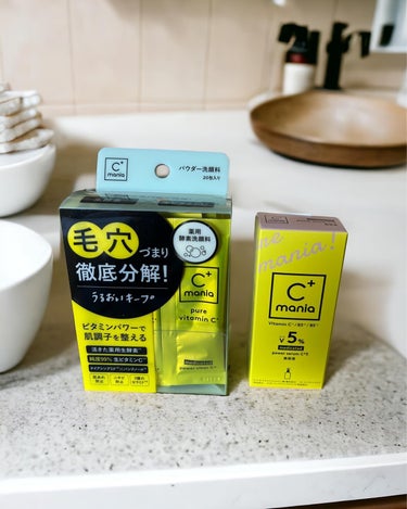 プレミアアンチエイジング株式会社様よりご提供頂きました。

＼🍋酵素の専門家が開発！C+mania／

『生酵素*1x生ビタミンC*2』
*1使用時に活性化すること。有効成分：蛋白質分解酵素（洗浄成分）