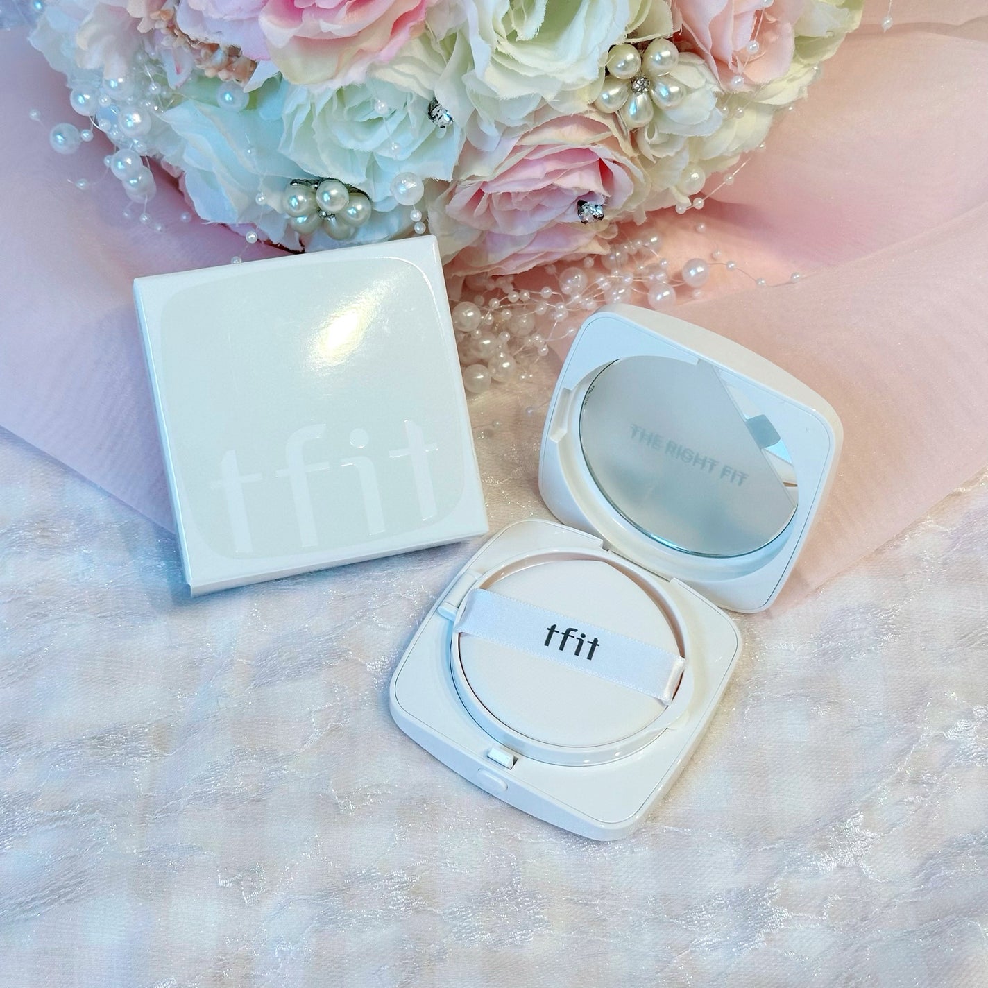 レイヤリングフィットカバークッションEX/TFIT/クッションファンデーションを使ったクチコミ(3枚目)