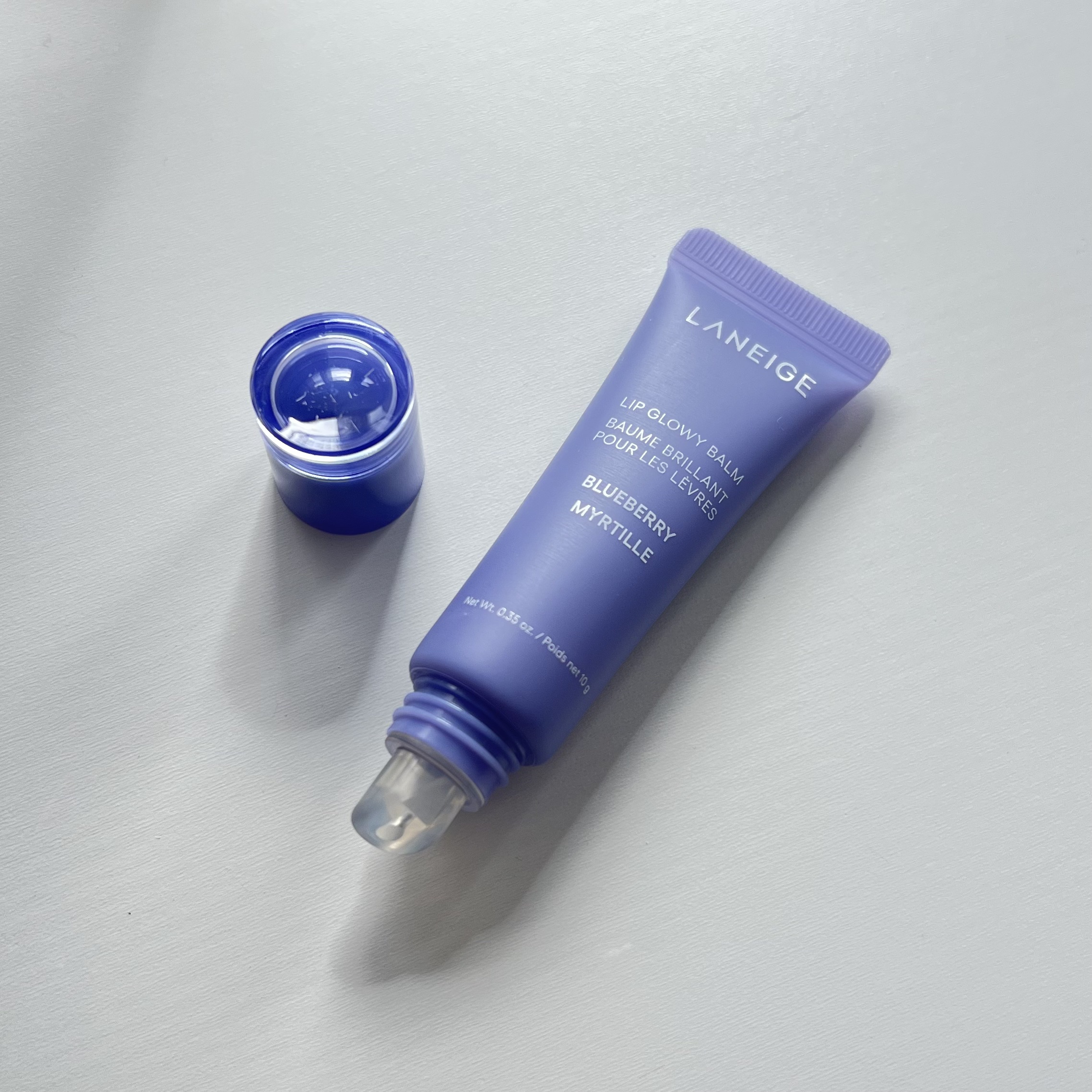 リップグロウィバーム ブルーベリー/LANEIGE/リップバームを使ったクチコミ（3枚目）