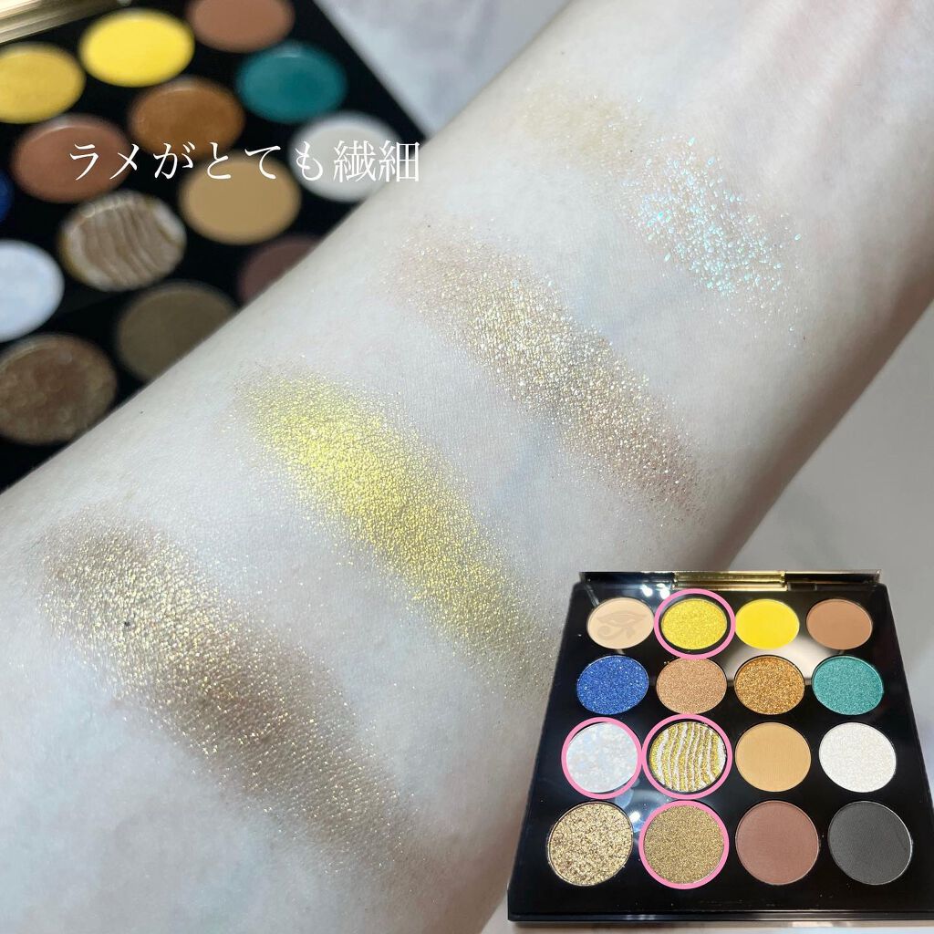大英博物館 エジプトシリーズ アイシャドウパレット/ZEESEA/アイシャドウパレットを使ったクチコミ(6枚目)