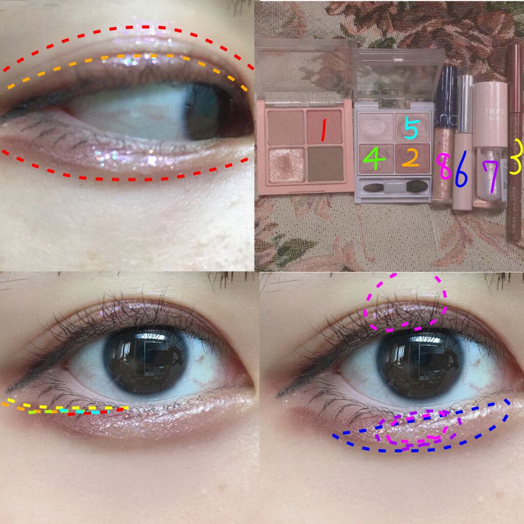 ライティングリキッドアイズ/キャンメイク/リキッドアイシャドウを使ったクチコミ(2枚目)