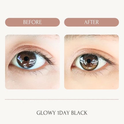 Glowy 1day/OLENS/ワンデー(1DAY)カラコンを使ったクチコミ(3枚目)