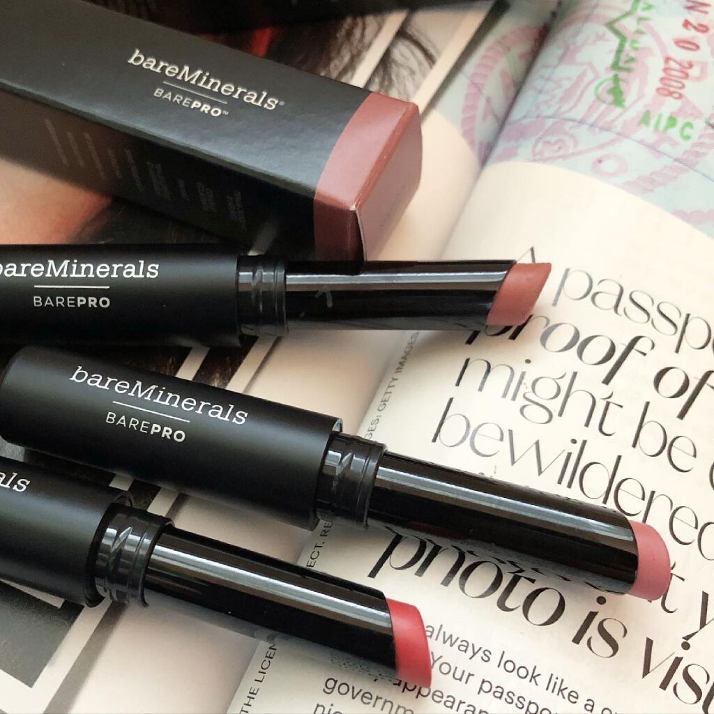ベアプロ ロングウェア リップスティック/bareMinerals/口紅を使ったクチコミ(2枚目)