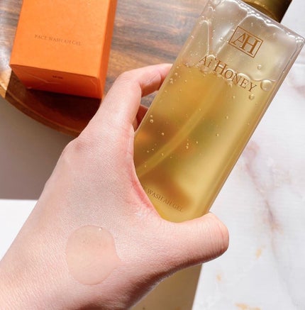 はちみつスキンケア FACE WASH AH GEL/AI HONEY /洗顔フォームを使ったクチコミ(4枚目)