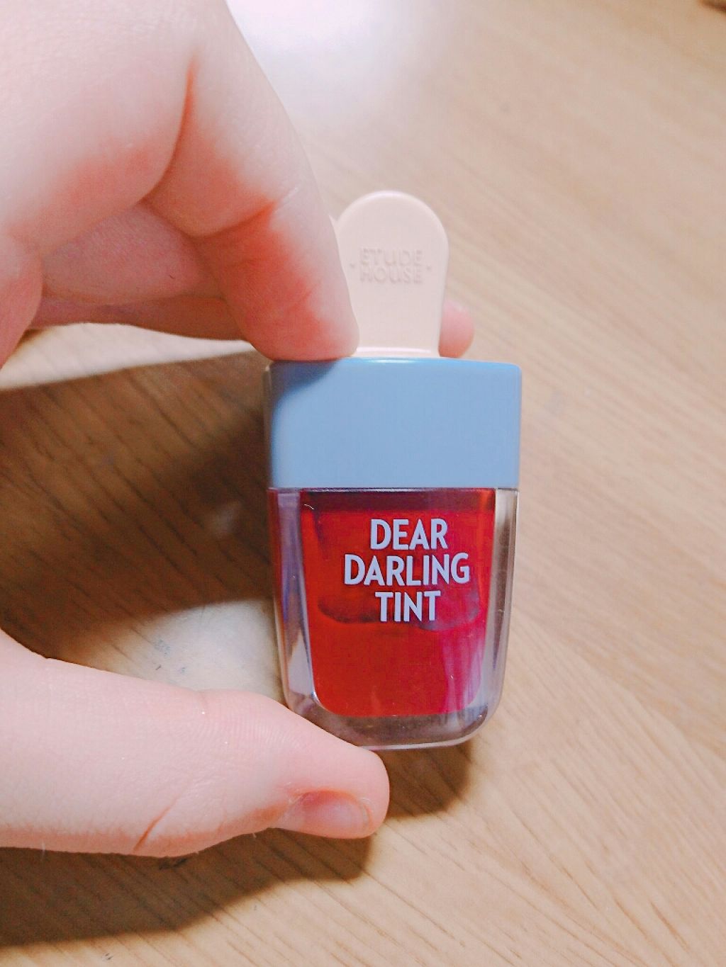 ディアダーリン ウォータージェルティント （アイスティント）/ETUDE/口紅を使ったクチコミ（1枚目）