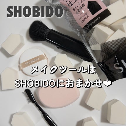 パウダー&チークブラシ スライドタイプ/SHOBIDO/メイクブラシを使ったクチコミ(1枚目)
