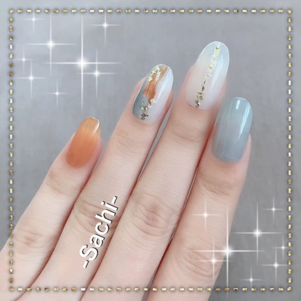 ネイル エナメル 074 カラフルラメ/ちふれ/マニキュアを使ったクチコミ(2枚目)