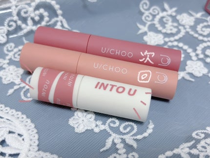 スーパーマットリップ&チークマッド/INTO U/口紅を使ったクチコミ(1枚目)