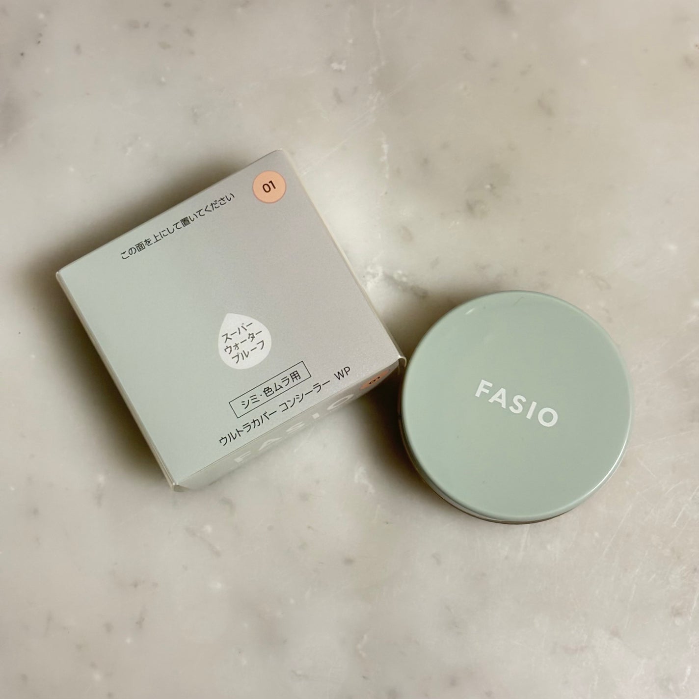 ウルトラカバー コンシーラー WP/FASIO/クリームコンシーラーを使ったクチコミ(2枚目)