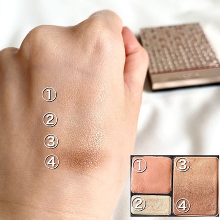 ドラマティックスタイリングアイズS BE233 キャラメルミルクティー/マキアージュ/アイシャドウパレットを使ったクチコミ(3枚目)