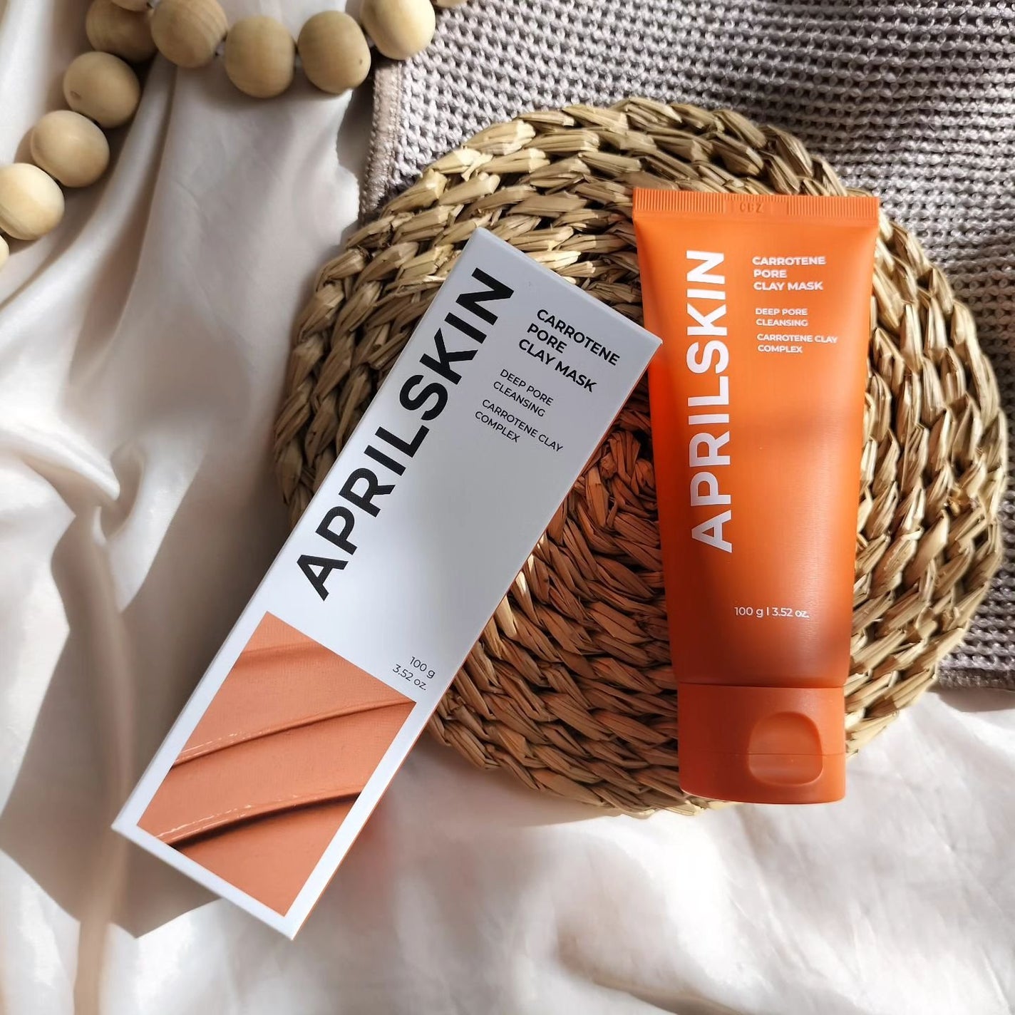 カロテン毛穴レスクレイパック/APRILSKIN/洗い流すパック・マスクを使ったクチコミ(1枚目)