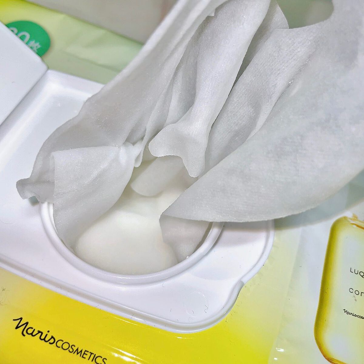 ルクエ ふきとり保湿マスク/ナリス化粧品/シートマスク・パックを使ったクチコミ（2枚目）