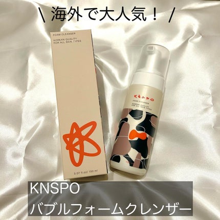 バブルフォームクレンザー/KNSPO/泡洗顔を使ったクチコミ(2枚目)